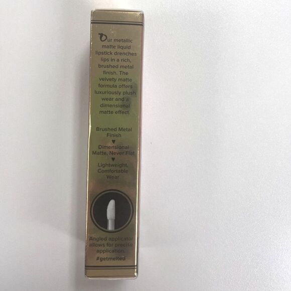 Too Faced Melted Matte-Tallic Liquified Matte Metallic Lipstick Pillow Talk Nude - Picture 2 of 4